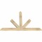Ekena Millwork Saratoga Rough Sawn Timber Gable Bracket, Douglas Fir, 60"W x 40"H x 2"D x 4"F, 16/12 Pitch GBW060X40X0204SAR00RDF - alternate 3